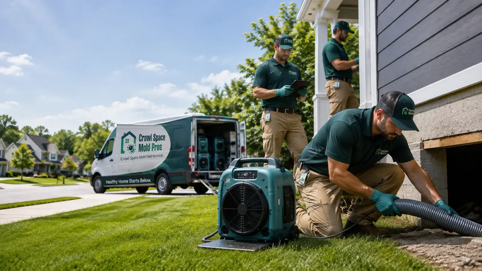 Crawl Space Mold Removal in Wilsonville, IL